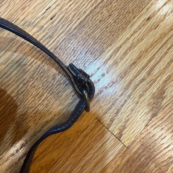 Fossil Black Crossbody Bag Adjustable Strap And Zip Closure - Picture 9 of 10